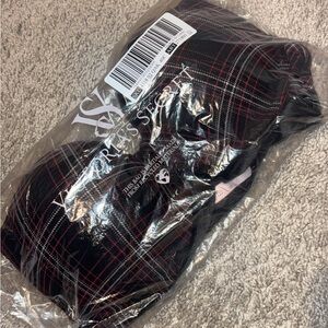 Victoria's Secret Red and Black Plaid Bra